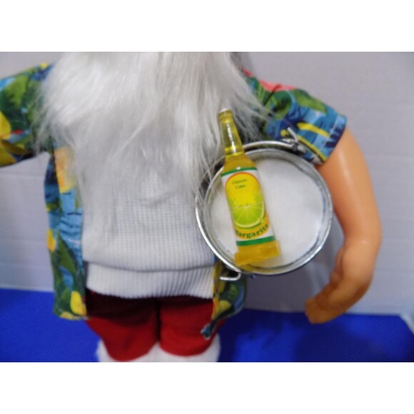 NEW Christmas Coastal Beach Surf Santa Claus Figurine Hawaii Florida Santa Noel - Picture 6 of 9